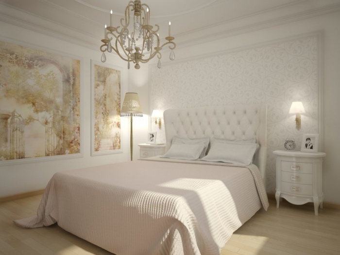 Белая спальня + фото