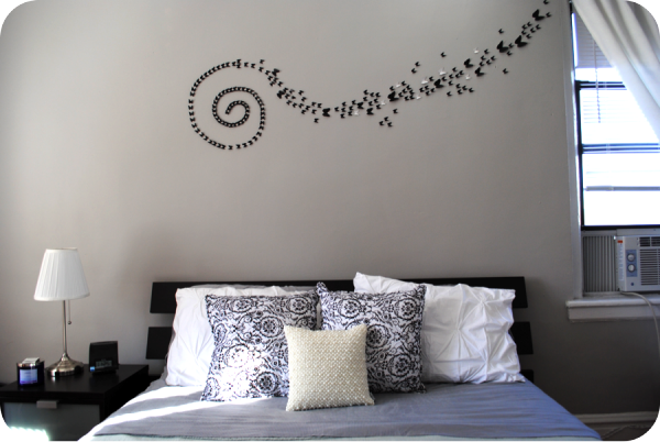 Декор стен бабочками своими руками + фото