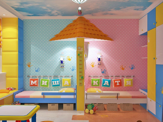 Мебель для детской комнаты мальчика и девочки