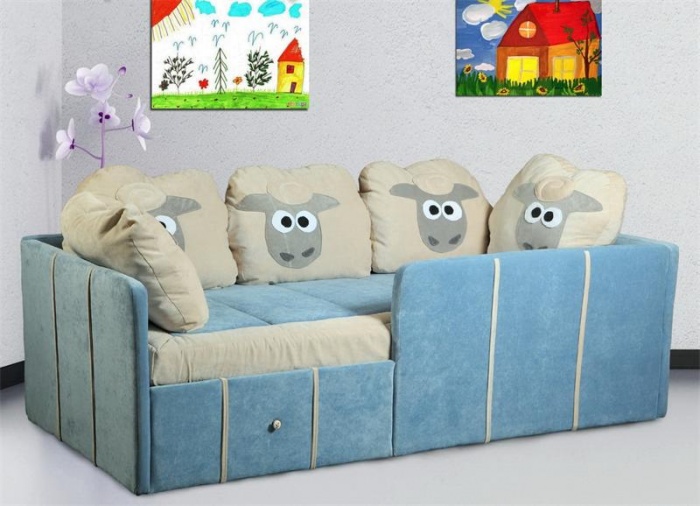 Детские диваны с бортиками от 3 лет