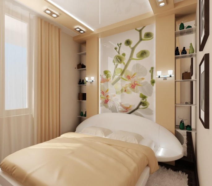 Дизайн для маленькой спальни + фото