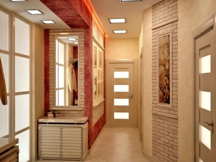 Дизайн коридора в панельном доме + фото