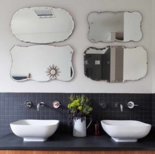 Зеркало в ванную комнату + фото