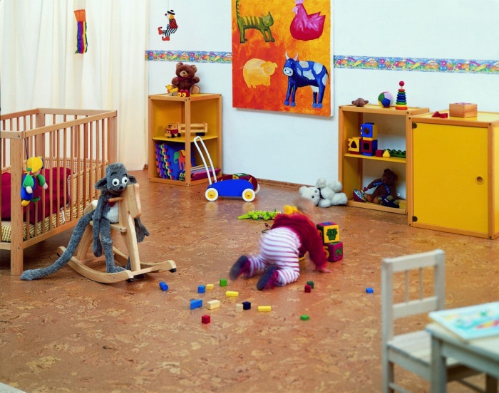 Мягкий пол для детских комнат
