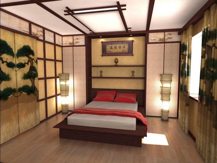 Спальня в китайском стиле + фото