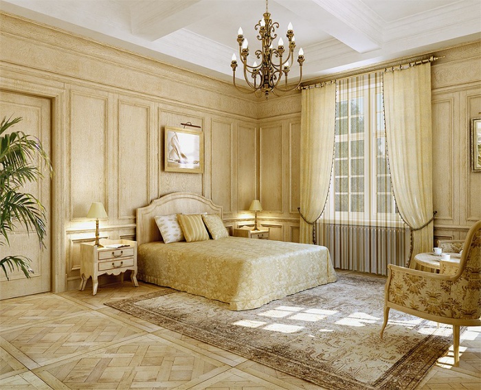 Спальня в классическом стиле + фото