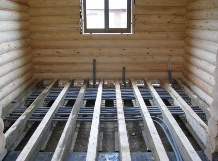 Водяной теплый пол в деревянном доме