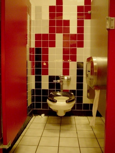 Отделка туалета плиткой + фото дизайна